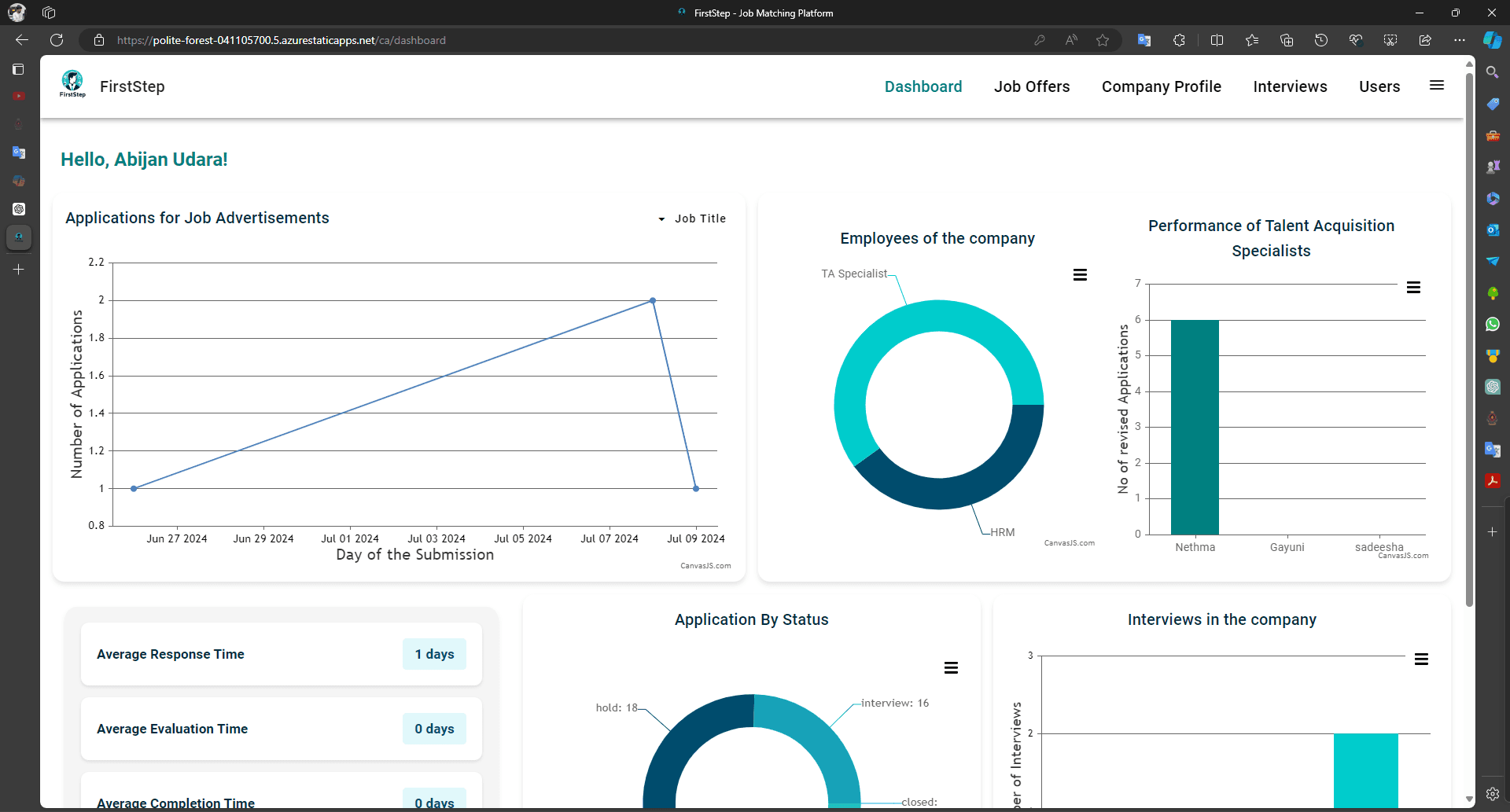 Company Portal - Settings